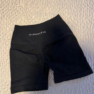 Alphalete Women's Black Bike Shorts